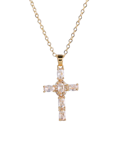 Collier Croix Chrétien Irène