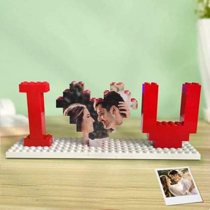 50%OFF⭐️Personalised Casse-tête en briques Photo Block Cadeaux pour amoureux