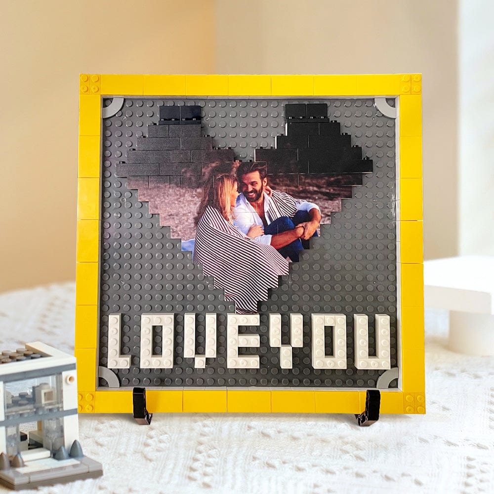 50%OFF⭐️Personalised Casse-tête en briques Photo Block Cadeaux pour amoureux