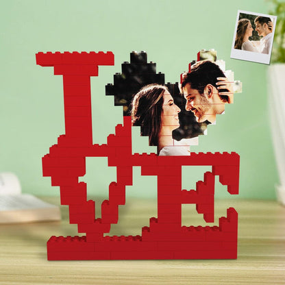 50%OFF⭐️Personalised Casse-tête en briques Photo Block Cadeaux pour amoureux