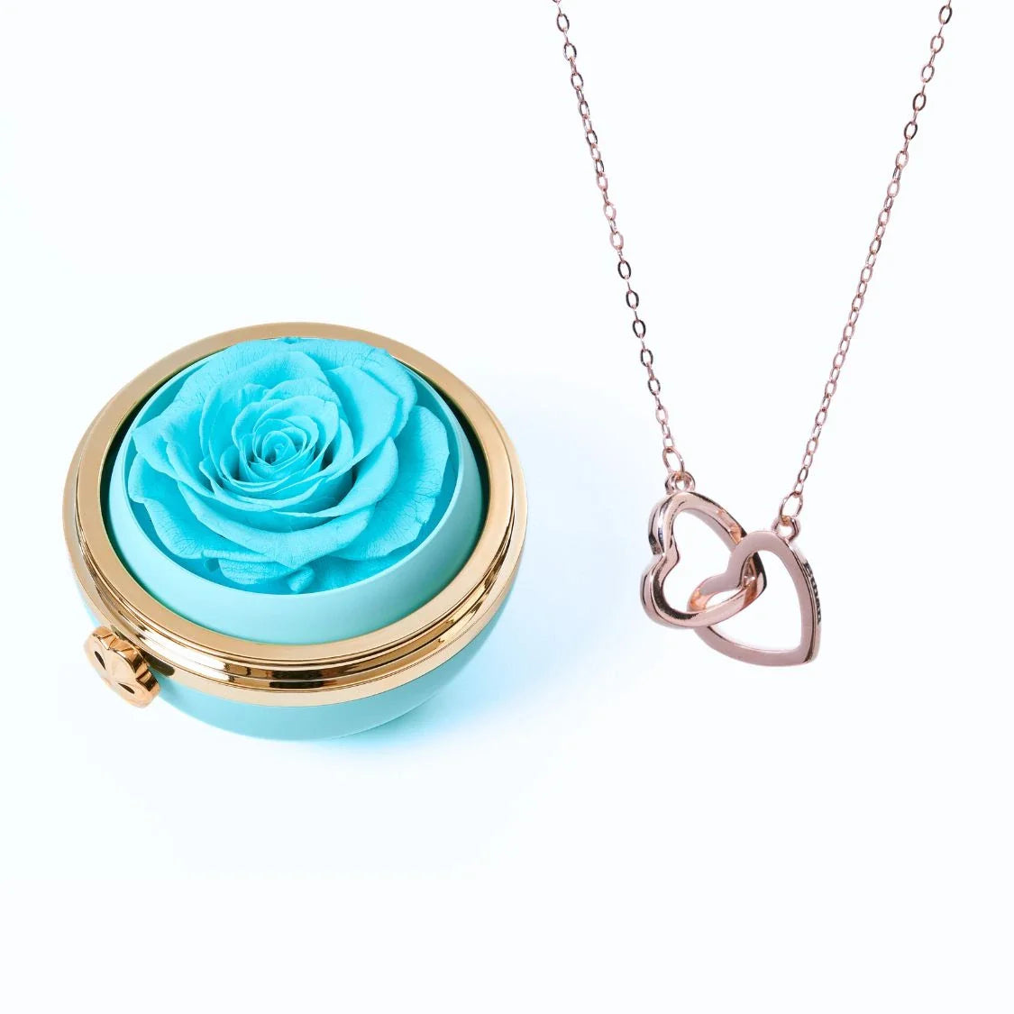 Boîte Passion éternelle et collier personnalisé