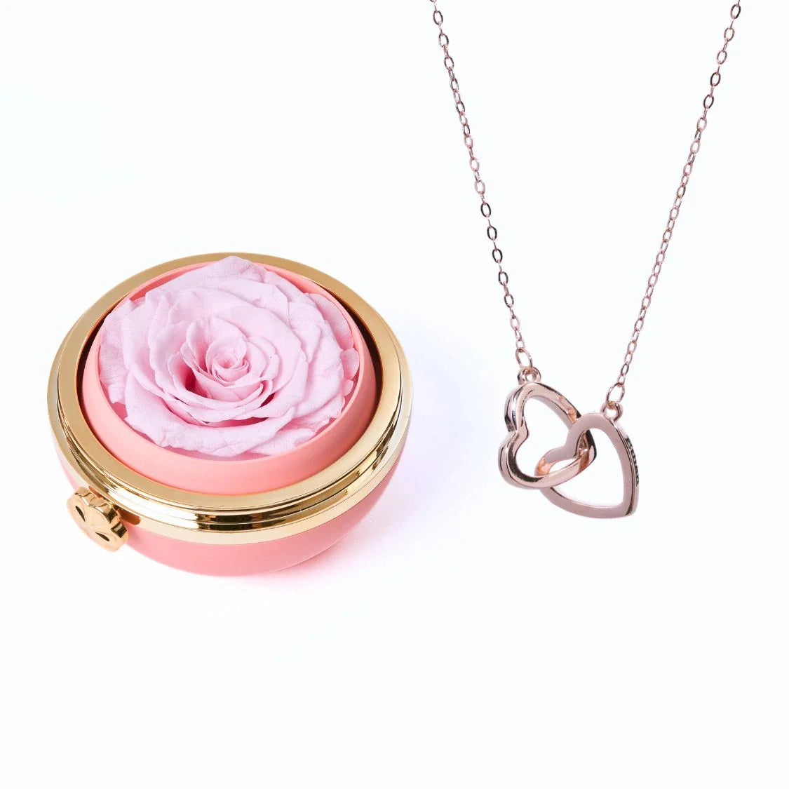 Boîte Passion éternelle et collier personnalisé