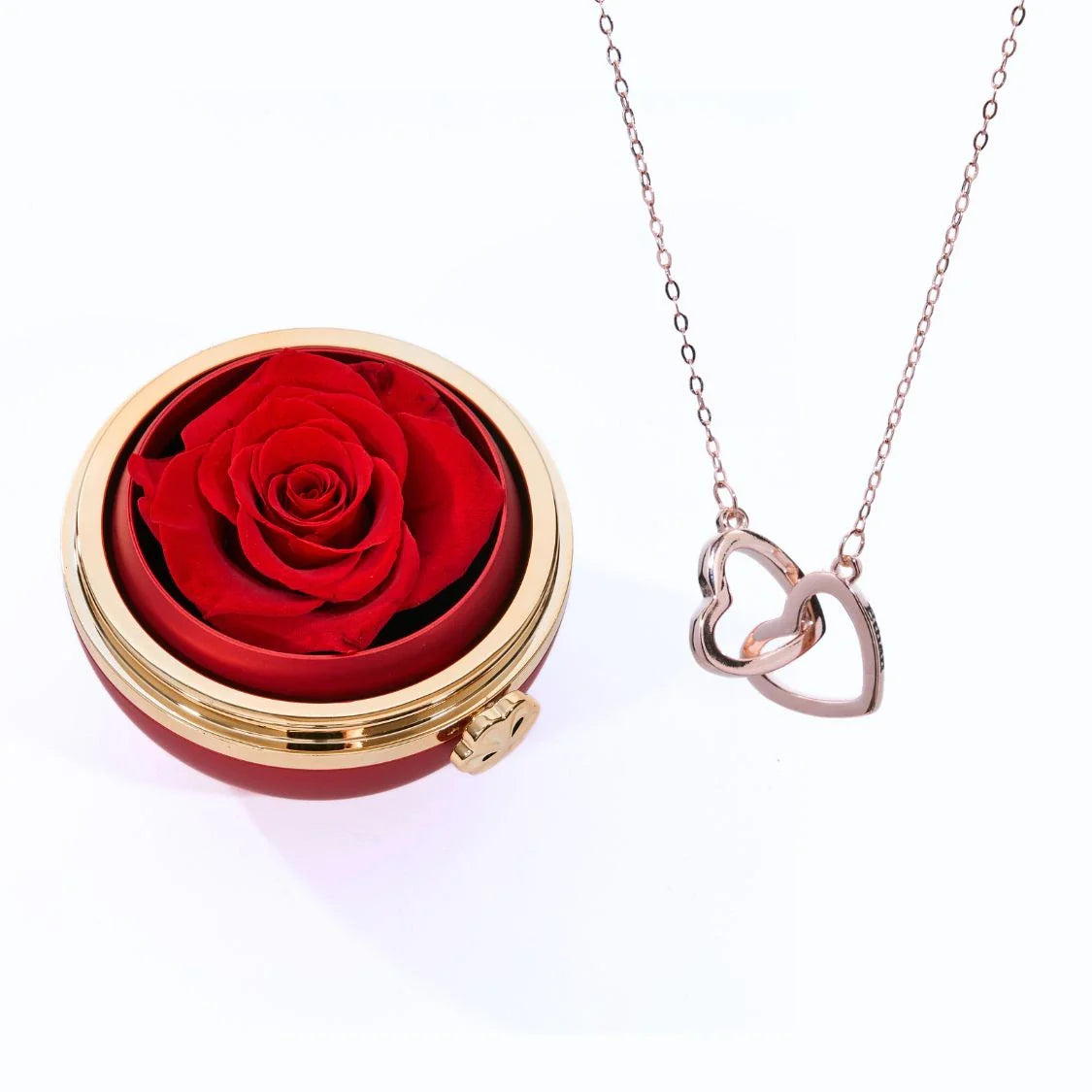 Boîte Passion éternelle et collier personnalisé