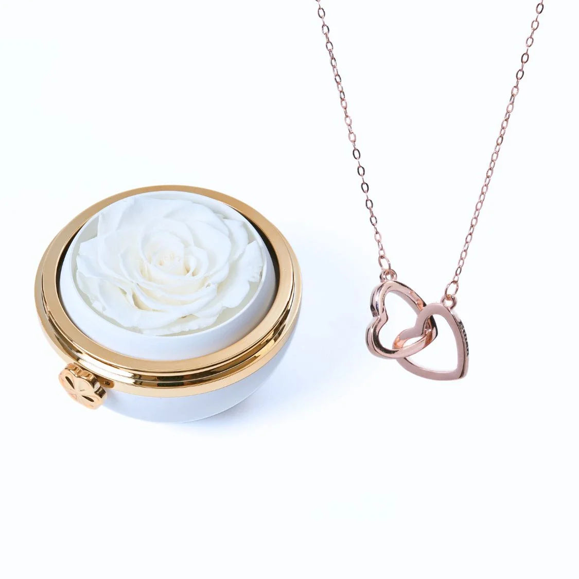 Boîte Passion éternelle et collier personnalisé