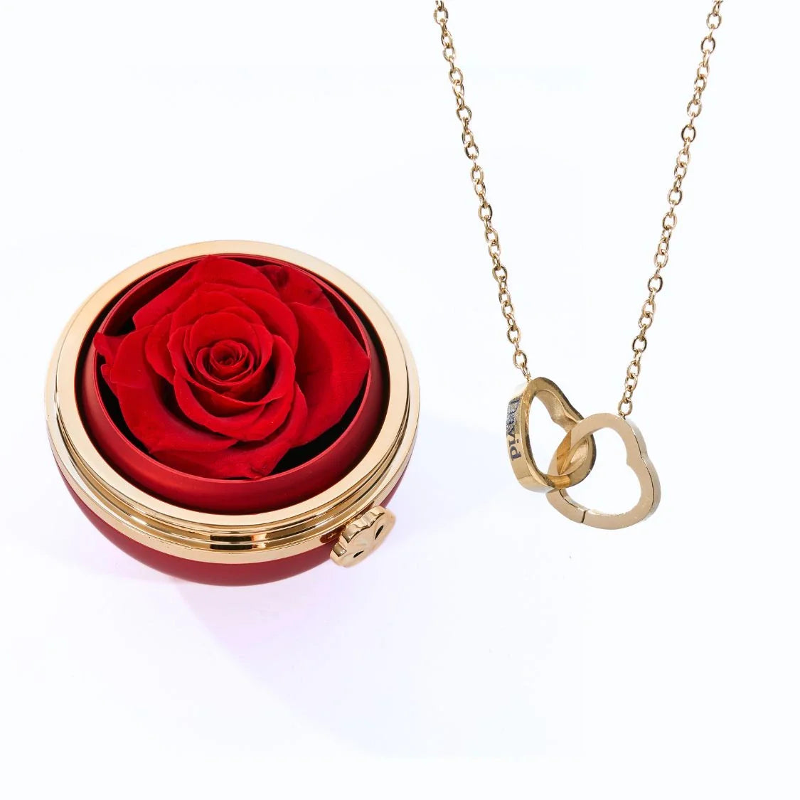 Boîte Passion éternelle et collier personnalisé