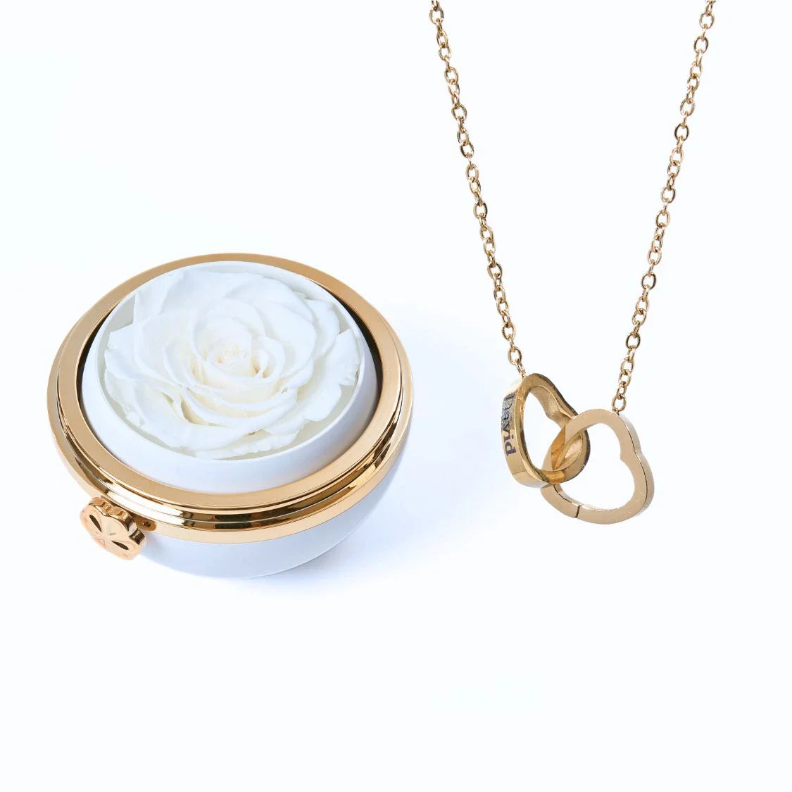 Boîte Passion éternelle et collier personnalisé