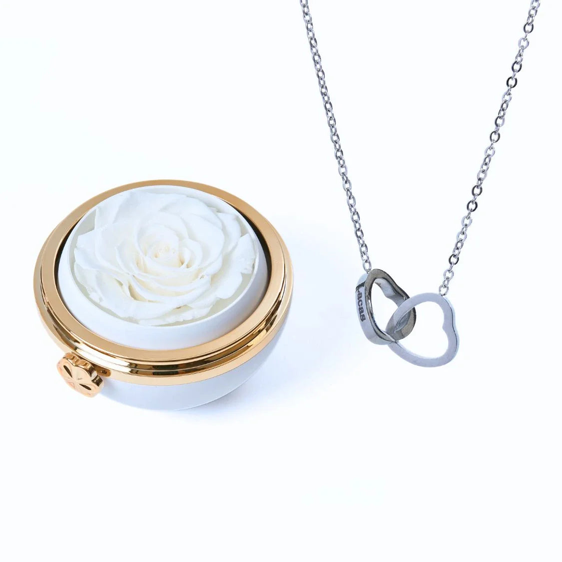 Boîte Passion éternelle et collier personnalisé