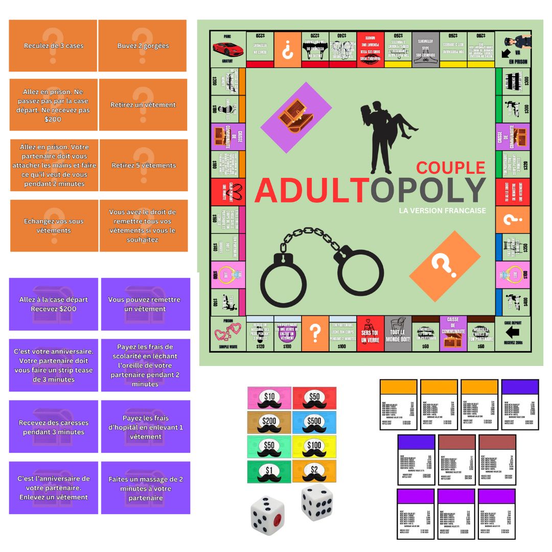 L'adultopoly - Version française