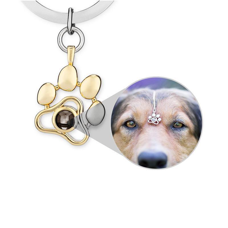 Personalized Dog Paw Photo Necklace - WearLoveit