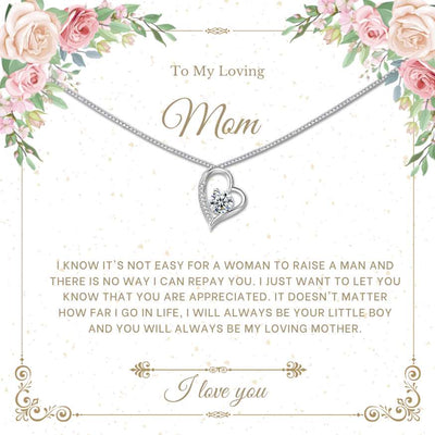 Love Diamond Necklace For Loving Mom