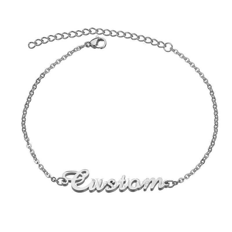 Wearitlove™ Personalized Name Necklace/Bracelet/Anklet/Ring/Earring