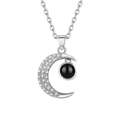 Wearitlove™ Personalized Moon Necklace