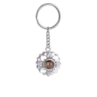 Wearitlove™ Personalized Flower Keychain