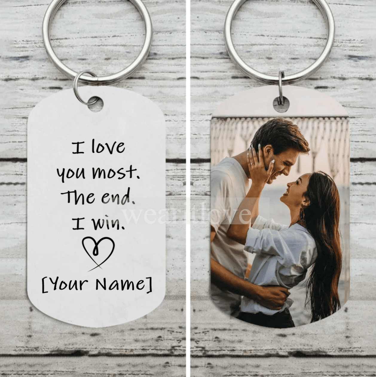 Wearitlove™ Personalized Photo Keychain - Best Gift for Your Loved Ones