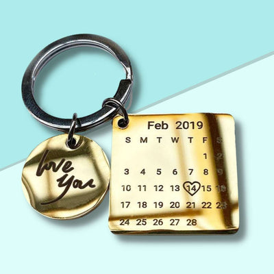 Wearitlove™  Personalized Calendar Keychains